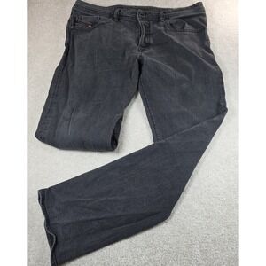Diesel Buster Jeans Mens 36x32 Black Regular Slim Tapered Stretch Denim Tunisia
